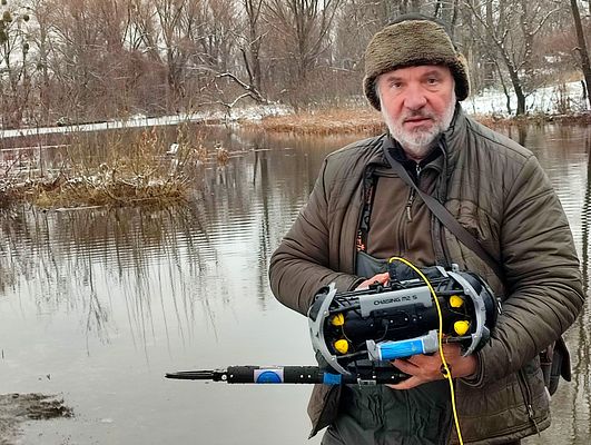 Продовження експедиційних досліджень басейну р.Ірп...
